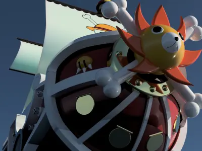 ONE PIECE THOUSAND SUNNY 3D model