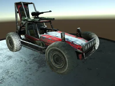 Desert Patrol Low-poly 3D model purchase