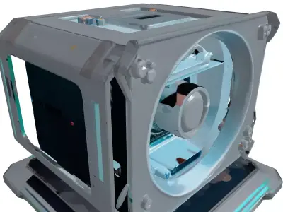 Holographic Map Projector Broken 3D model