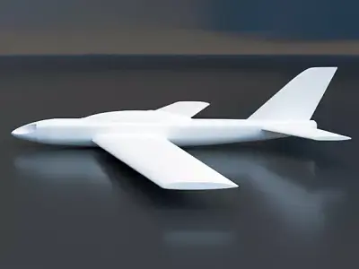 3d printable New gen jet free 3d model 3D print model