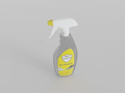 Shoe Protector Spray Unbranded Low-poly 3D model