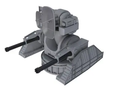 Deck Guns Collection 3D model