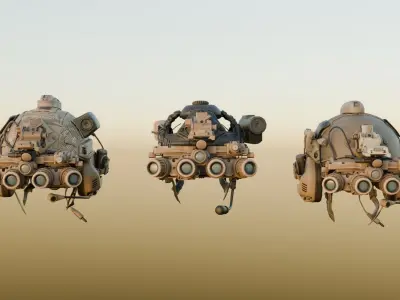 Special forces helmet Low-poly 3D model