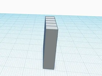 5 lockers scale h0 1-87 3D print model