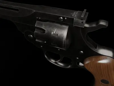 HR Model 999 Sportsman 22 LR Low-poly 3D model