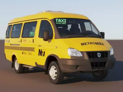 Gazelle 2705 Commuter Taxi 3D model