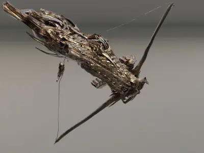 Crossbow stylized 3D model