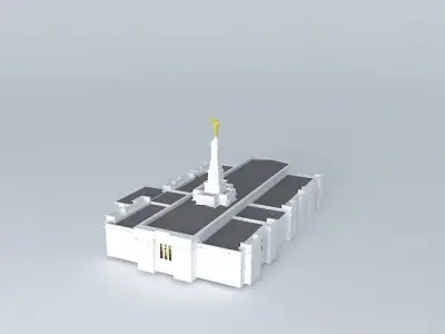 Mormon church  Free 3D model
