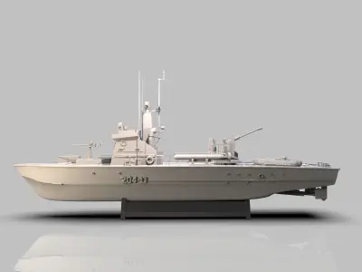 Patrol Torpedo Fast Warship 3D print model