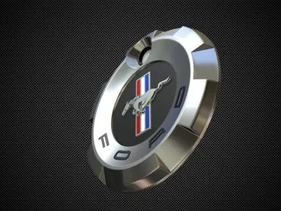 horse logo 3D model V2