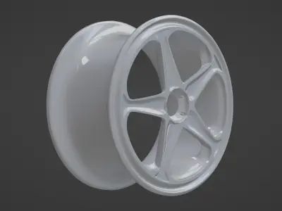 Advan RC2 Sport Car Rim 3D model