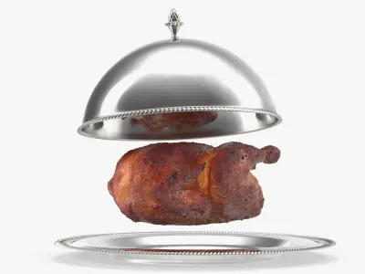  Cloche Cook with Roast Turkey 