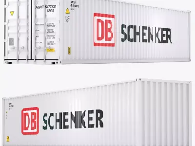 DB Schenker Shipping Container 3D model
