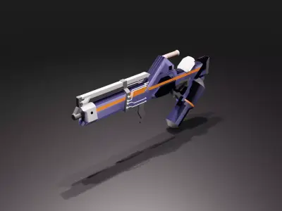 weapon futuristic gun Free 3D model