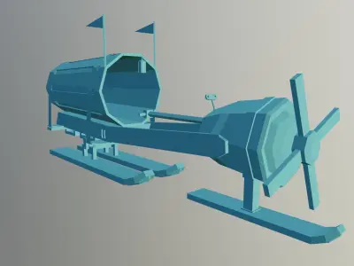Trash Wagon Free 3D model