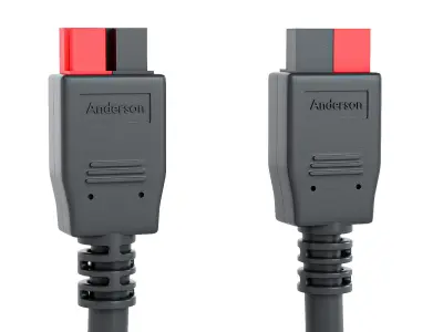 Anderson Solar Panel Connector Plug 3D model