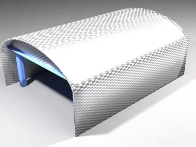 Aircraft Hangar 1 3D model