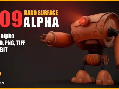 309 Hardsurface Alpha 3D model