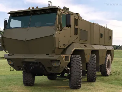  KAMAZ 63968 Typhoon MRAP Vehicle 