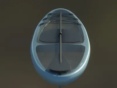 Paddleboard 3D model 2