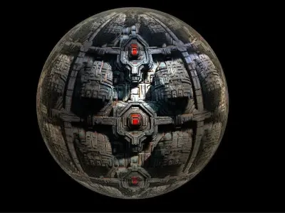 PBR Sci-Fi Seamless Realistic Material SBSAR 4k Texture 028 Texture