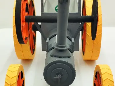 STEAM TRACTOR 3D print model