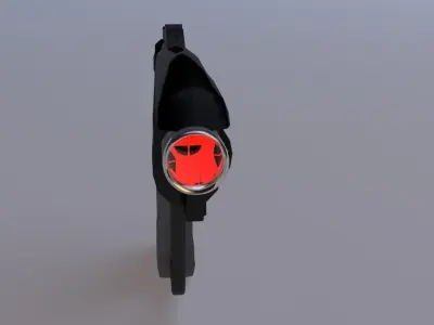 Blaster Laser Pistol 3D model