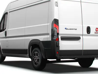 Fiat e Ducato Van L2H2 2024 3D model