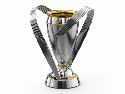  Soccer League Champion Trophy Silver 
