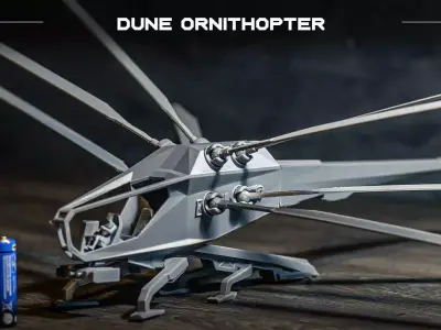 Dune Ornithopter Free 3D print model