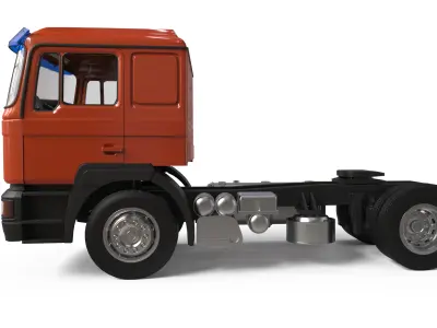 3d printer files German truck F2000 industrial 3D print model