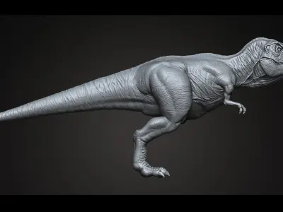High Poly T-Rex Ztool 3D model
