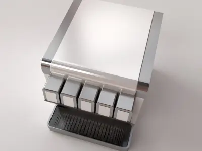 Post Mix Machine 3D model