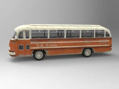 Old Bus 3D model purchase