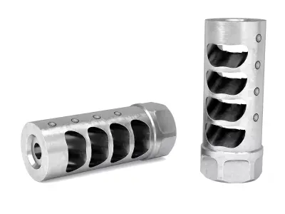 Gen 3 Little Bastard Self Timing Muzzle Brake Low-poly 3D model