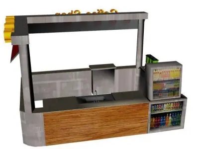 Coffee Shop Free 3D model purchase