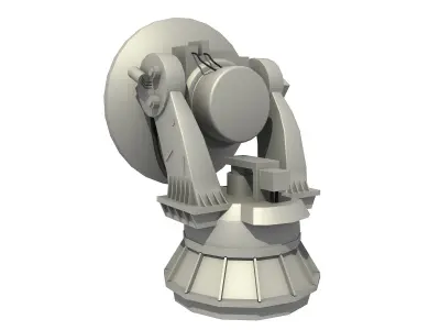MK 92 STIR FIRE CONTROL RADAR 3D model