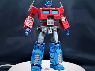 OPTIMUS PRIME ORENSTEIN MEMORY  WITH TRAILER 3D print model