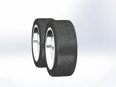 Custom wheels HRBB BoF for your scale model 3D print model