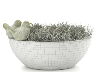 Outdoor plant C 01 3D model