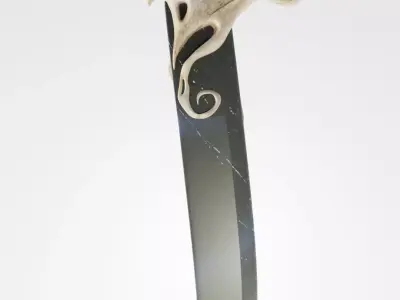 White Oak Sword Low-poly 3D model