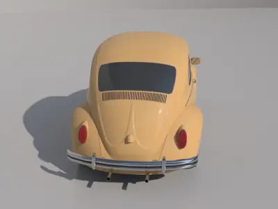 Volkswagen Beetle Free 3D model by euginsb