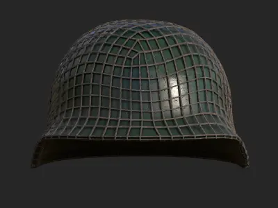 WW2 German Helmet kriegsmarine - Military Helmet 01 Low-poly 3D model