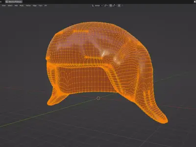 Custom3Dprint Minifigure Accessory - Minifigure Hair S2 - 095 3D print model