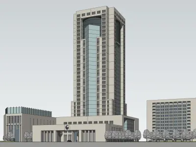 Sketchup Office building 192 3D model