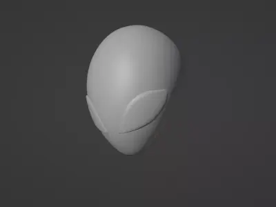Alien Head 3D model get