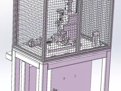 Pipe assembly machine 3D model