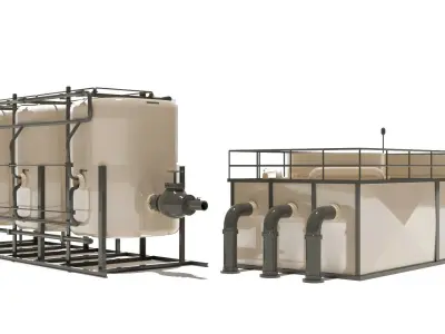 Factory KT vol01 with asset library 3D model
