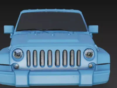 Jeep body 3d model 3D model