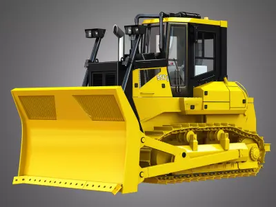 950J Crawler Dozer 3D model